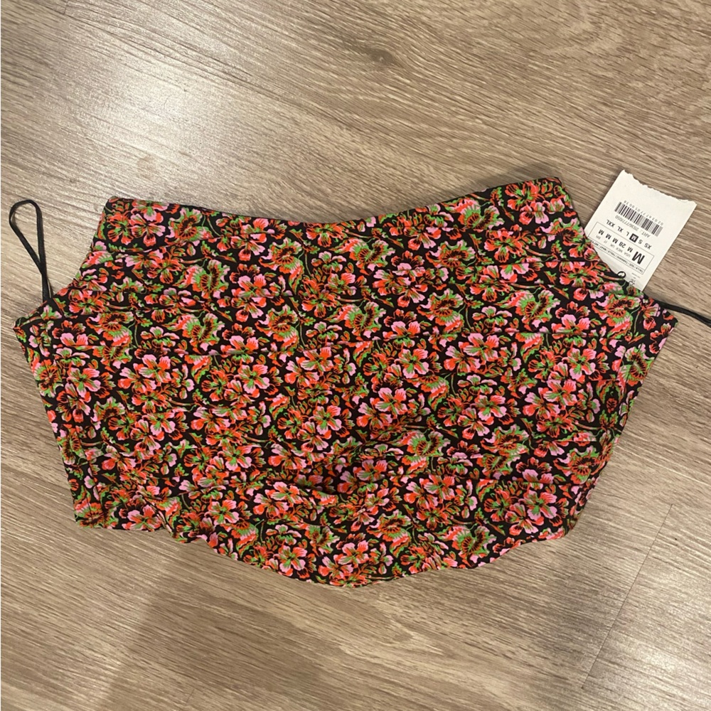 NWT Zara corset top size M